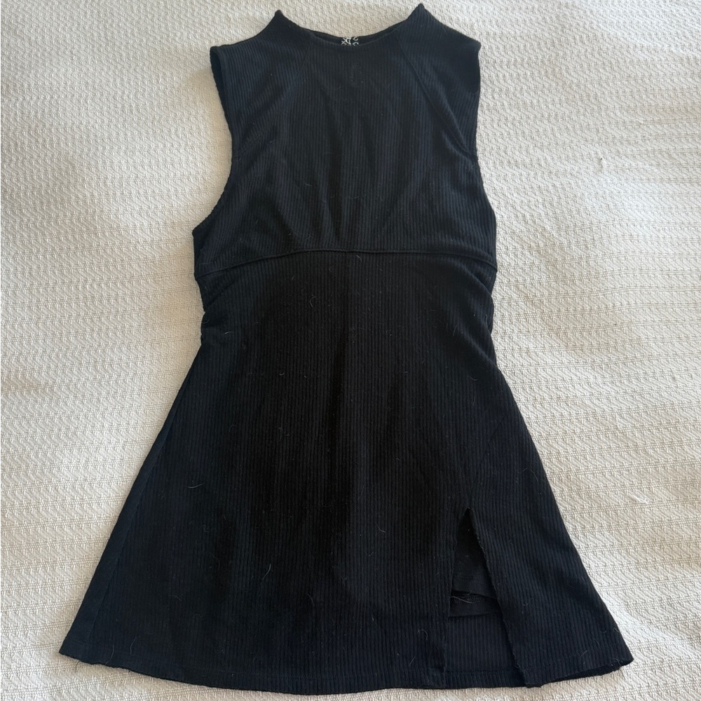 Free People Black Tennis Dress